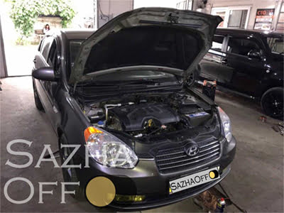 Удаление сажевого фильтра и заглушка EGR на Hyundai Accent 1.5 CRDi 2008