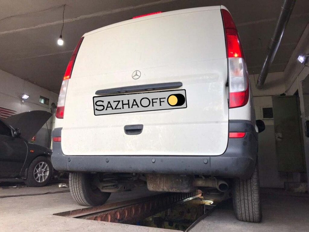Удаление сажевого фильтра и заглушка EGR на MB Vito 111 2.2 CRDi MT 2007