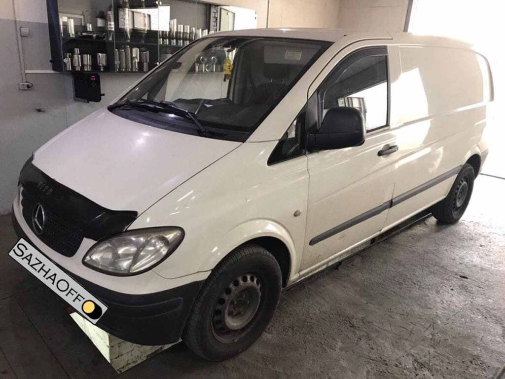 Удаление сажевого фильтра и заглушка EGR на MB Vito 111 2.2 CRDi MT 2007