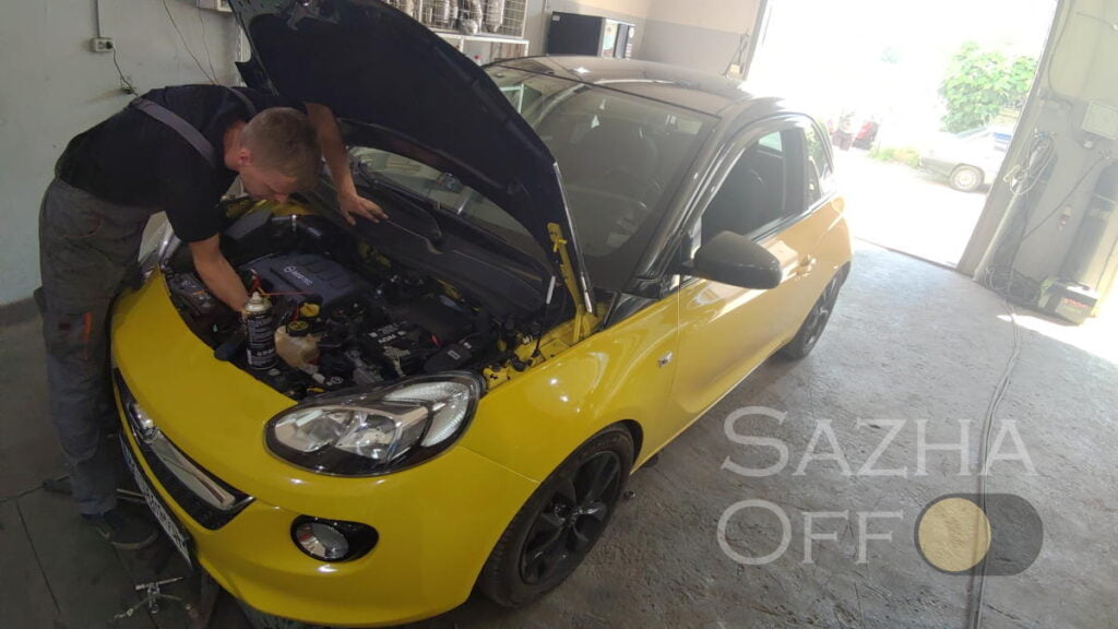 УДАЛЕНИЕ КАТАЛИЗАТОРА НА OPEL ADAM 1.4 2013