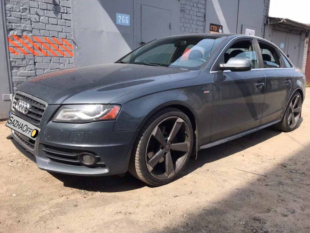 Чип-тюнинг, удаление и программное отключение катализатора на Audi A4 2.0 TFSI MT 2010