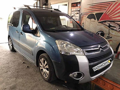 Удаление катализатора и заглушка EGR на Citroen Berligo 1.6 HDI MT 2010