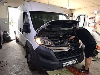 Удаление сажевого фильтра, заглушка EGR на Citroen Jumper 2.2 HDI 2014