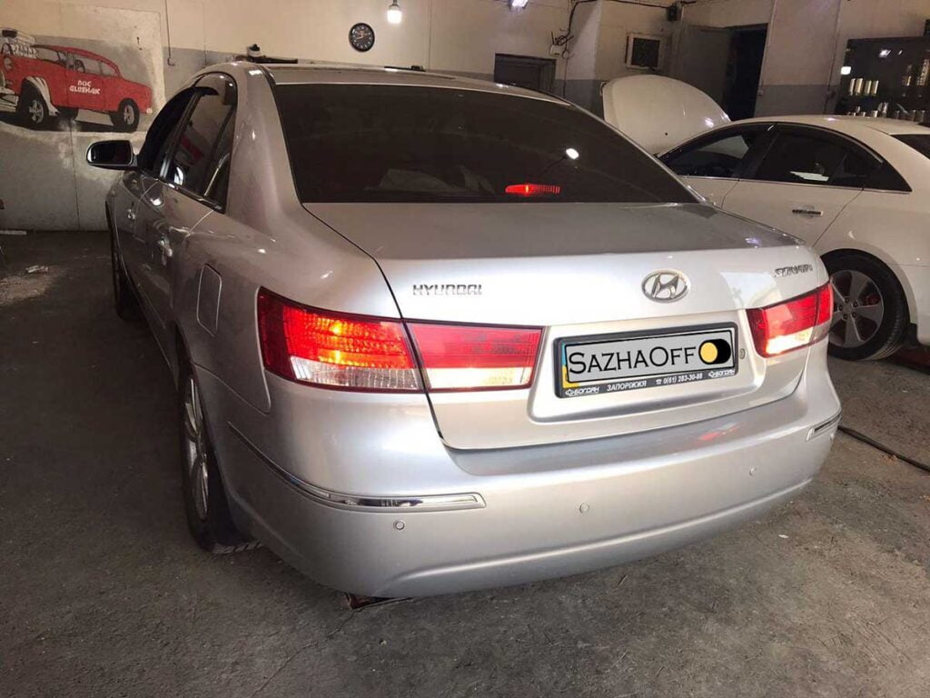 Удаление и отключение катализатора на Hyundai Sonata 2.0 i 2008