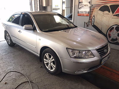 Удаление и отключение катализатора на Hyundai Sonata 2.0 i 2008