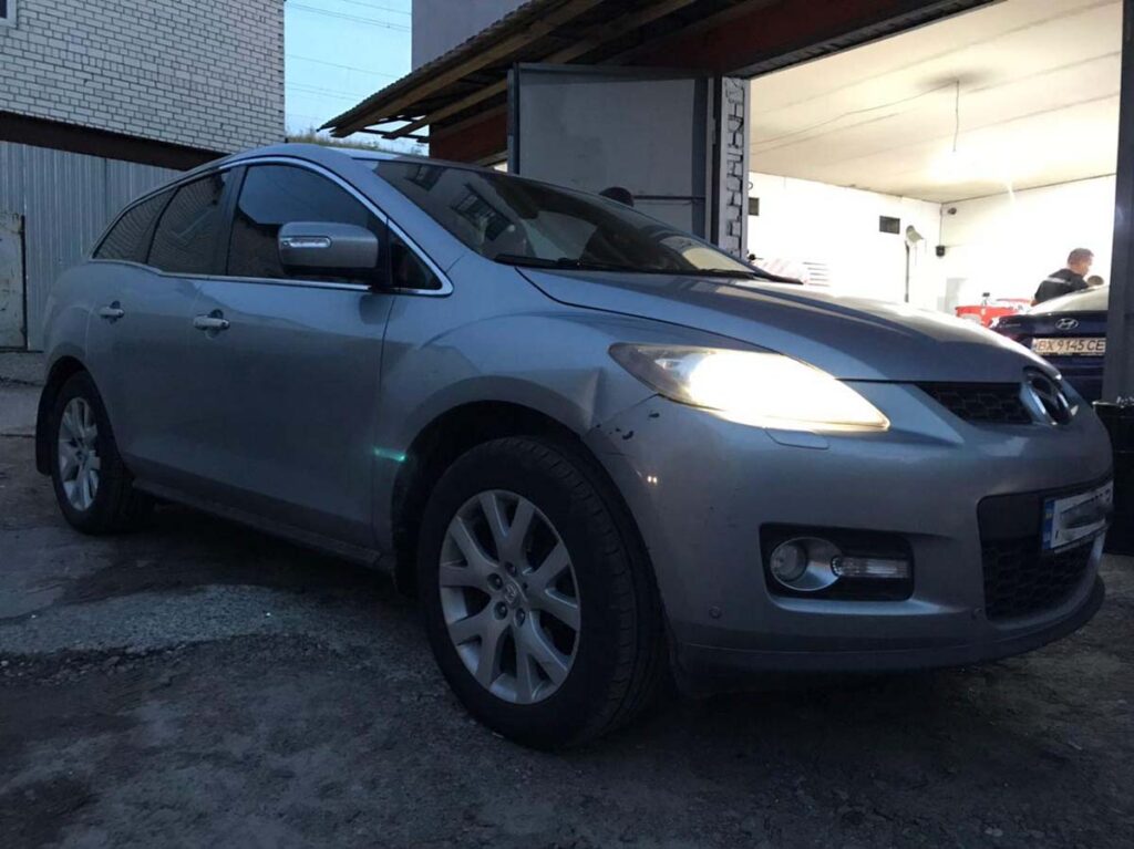 Удаление и отключение катализатора на Mazda CX7 2.3 i Turbo 2007