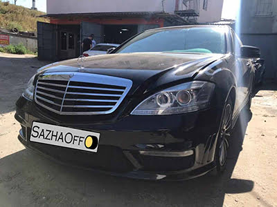 Удаление и отключение катализатора на MB S 550 i AT 2007