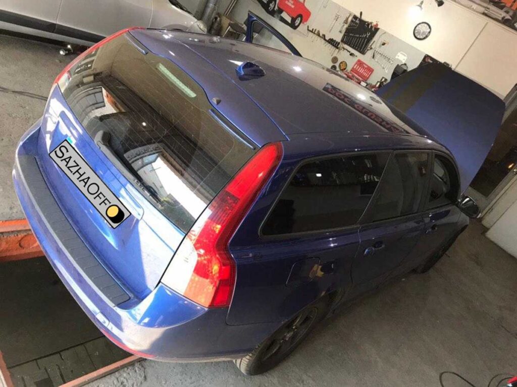 Удаление сажевого фильтра, заглушка EGR и отключение системы Eolis на Volvo V50 1.6 D MT 2008