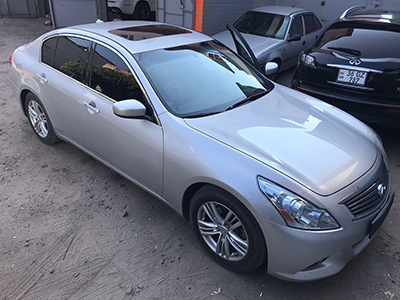 Удаление катализатора на Infiniti G37 3.7 i AT 2012