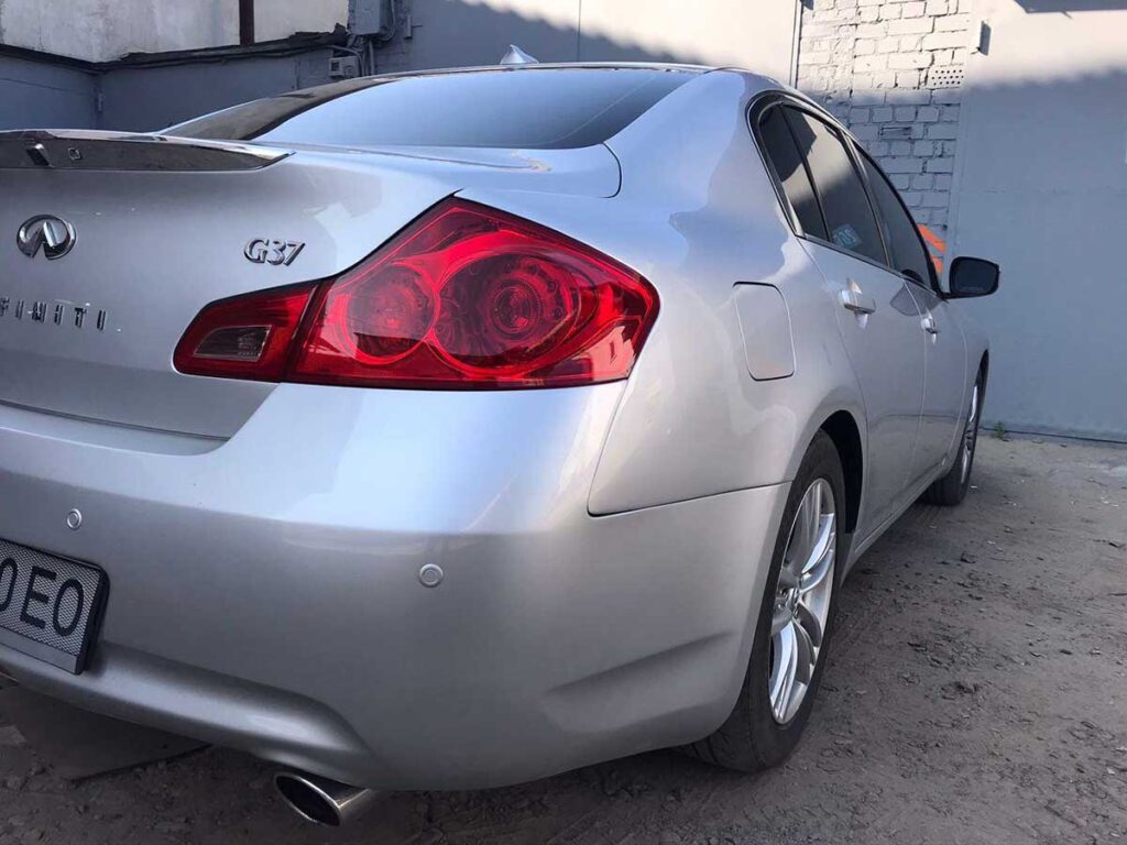 Удаление катализатора на Infiniti G37 3.7 i AT 2012
