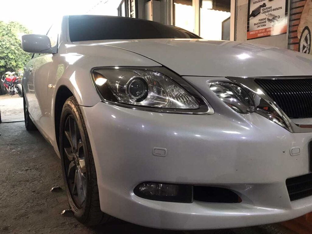 Удаление катализатора и чип-тюнинг под газ на Lexus GS 300 3.0 2005
