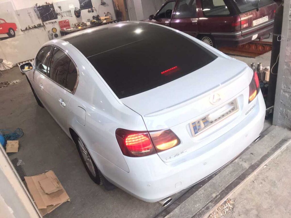 Удаление катализатора и чип-тюнинг под газ на Lexus GS 300 3.0 2005