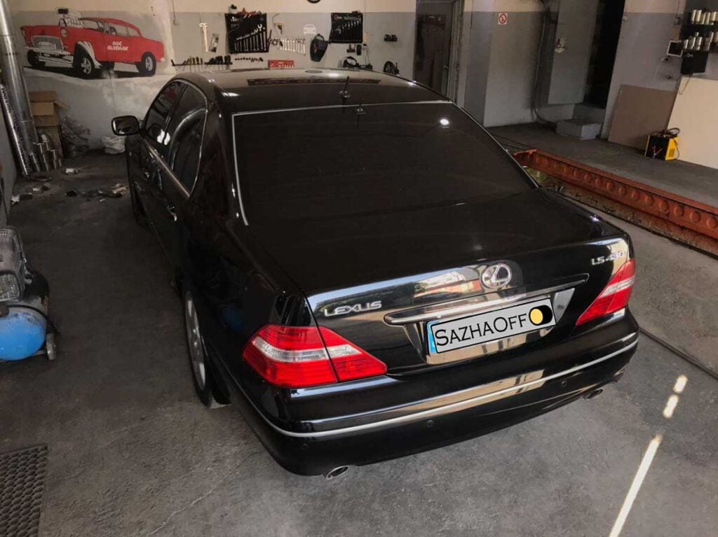 Удаление катализатора на Lexus LS430 4,3 AT 2005