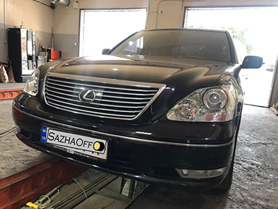Удаление катализатора на Lexus LS430 4,3 AT 2005
