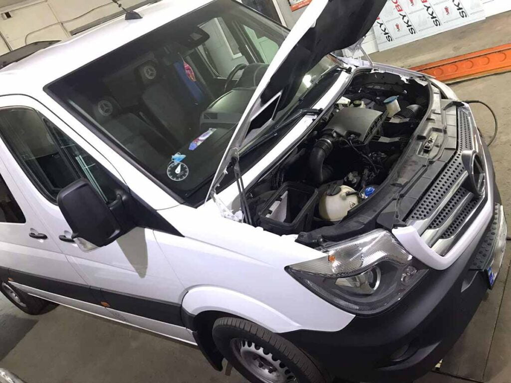 Удаление и отключение сажевого фильтра и системы ADblue на MB Sprinter 219 3,0 CDTI ADblue 2015
