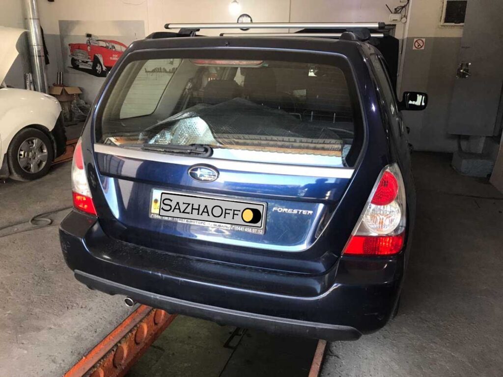 Удаление катализатора на Subaru Forester 2.0 4WD 2006