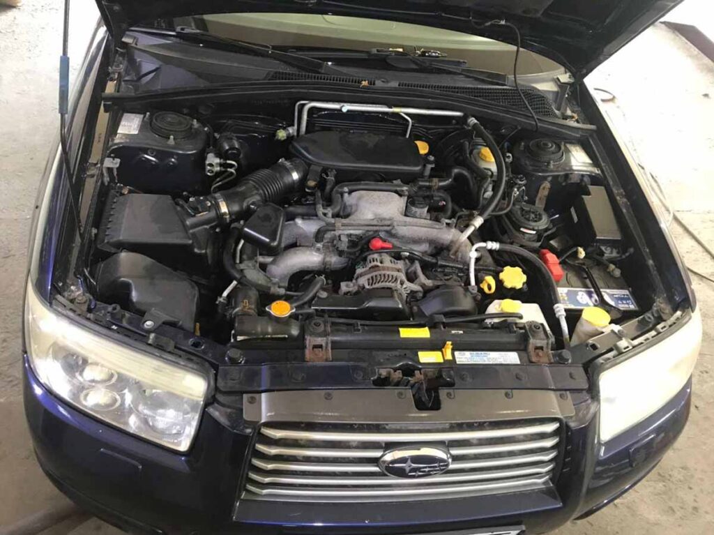 Удаление катализатора на Subaru Forester 2.0 4WD 2006