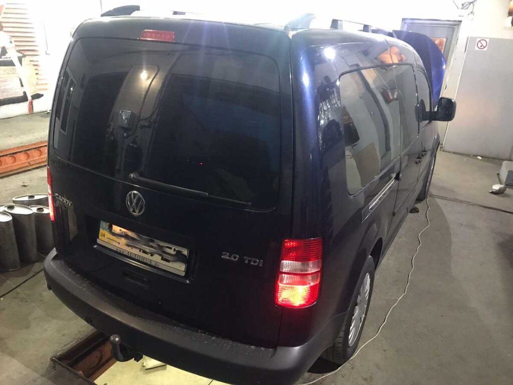 Удаление сажевого фильтра,заглушка EGR, на VW Caddy 2.0 TDI 2011