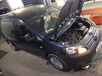 Удаление сажевого фильтра,заглушка EGR, на VW Caddy 2.0 TDI 2011